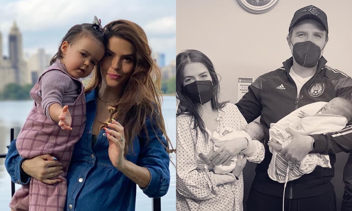 Claudia Álvarez dejó ver lo tiernos que se ven Clío y Billy a días de nacidos