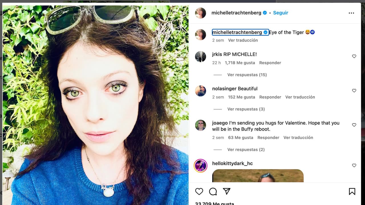 Michelle Trachtenberg: última publicación en Instagram.