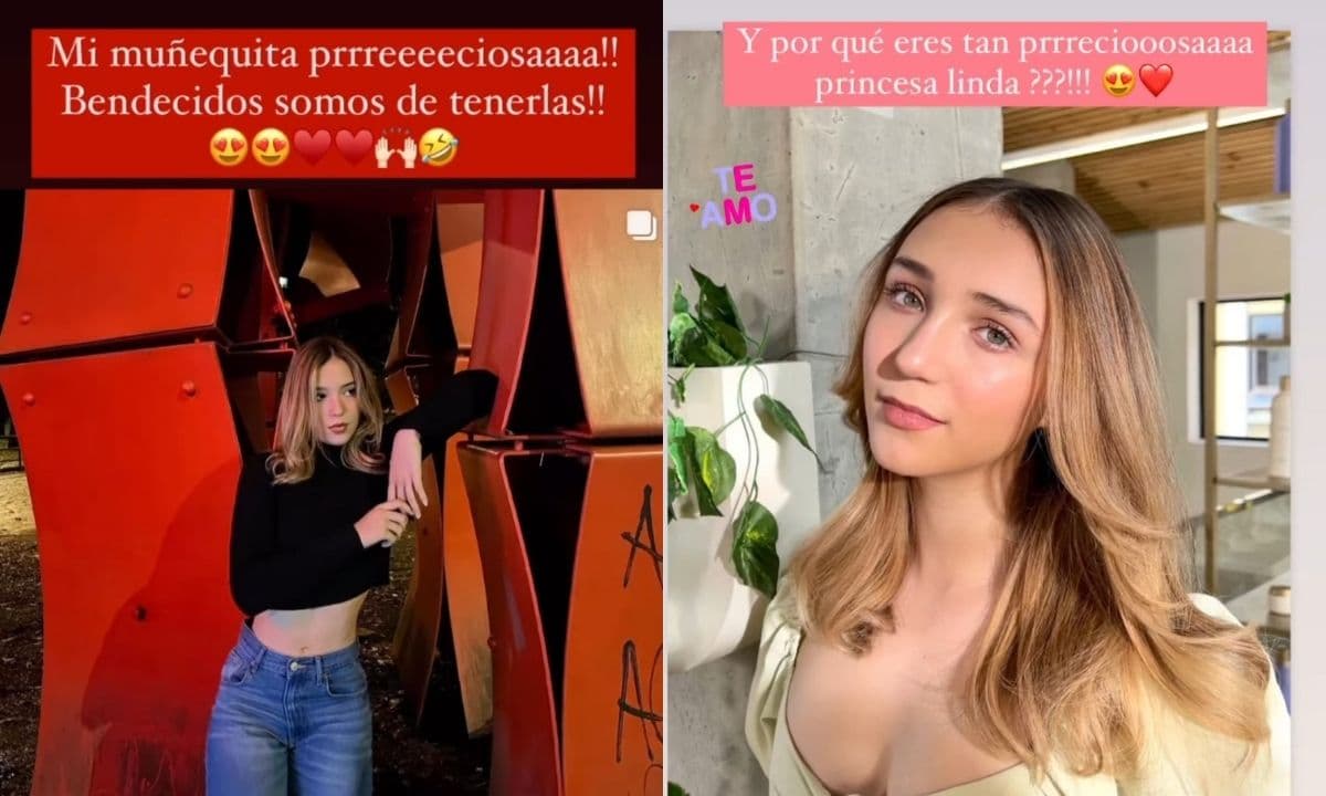 La exesposa de Erik Rubín reaccionó a las publicaciones de Mía y Nina