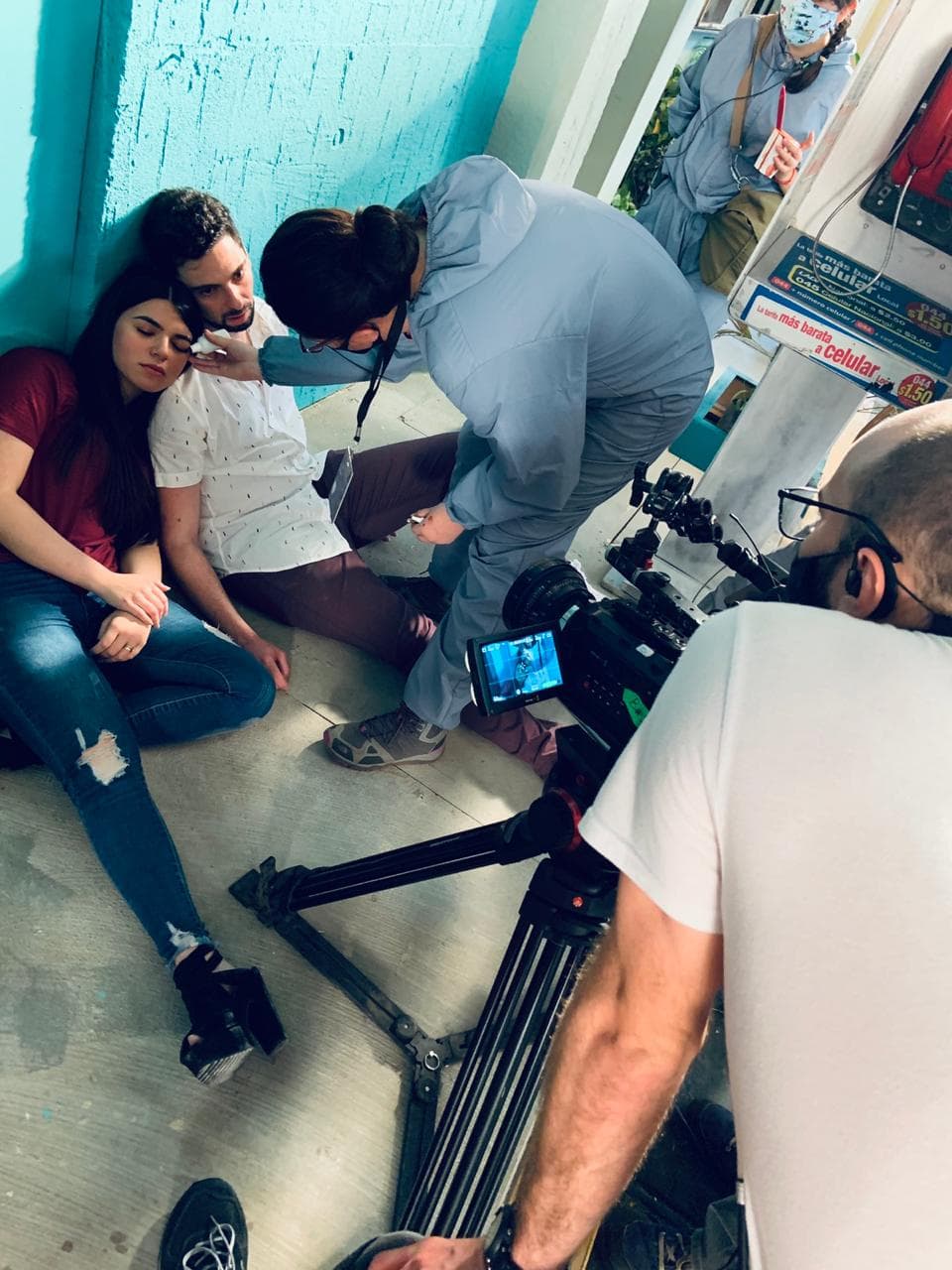 Se cuidó cada detalle de maquillaje en las escenas.