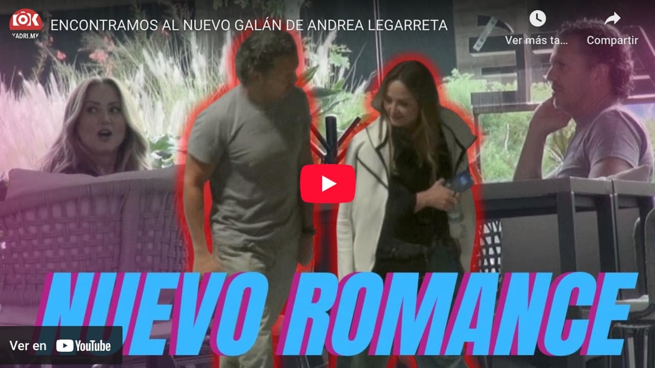 Revelan imágenes de supuesta cita de Andrea Legarreta con presunto nuevo galán.