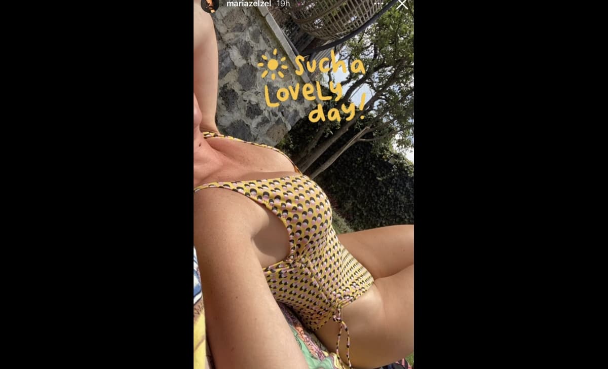 La conductora compartió la foto en redes sociales