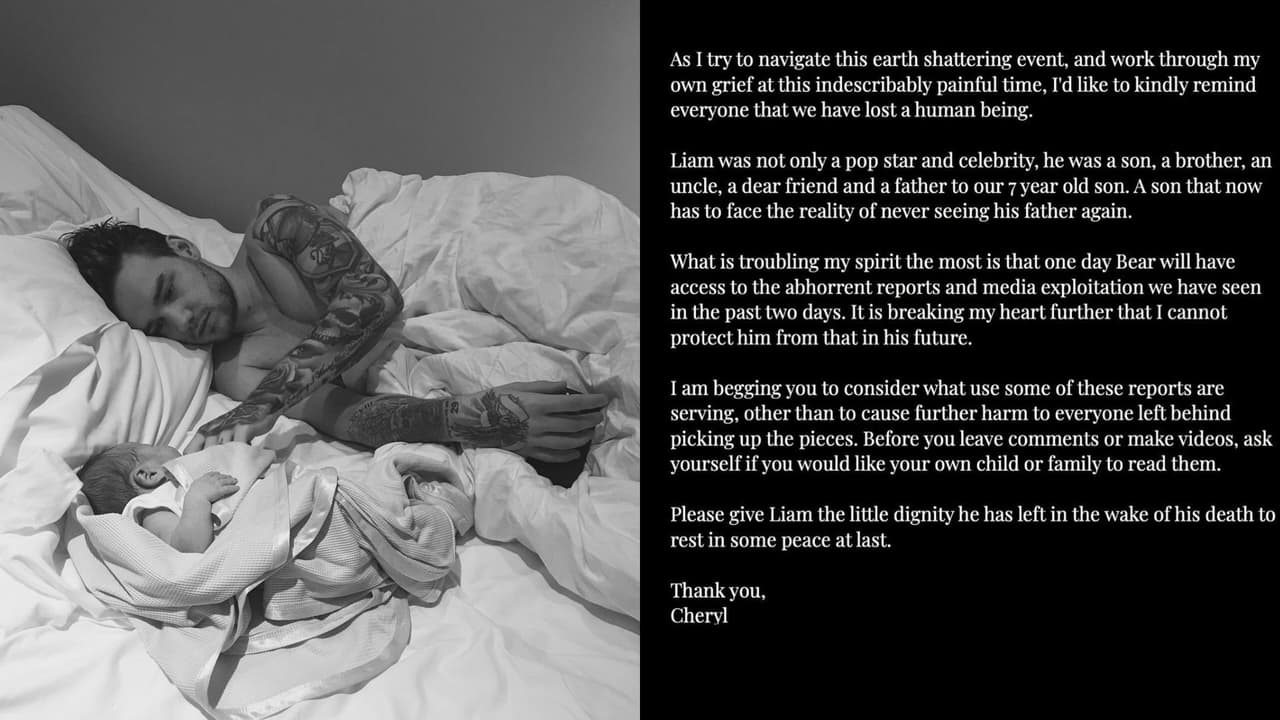 Cheryl comparte una foto inédita de Liam Payne junto a su hijo Bear