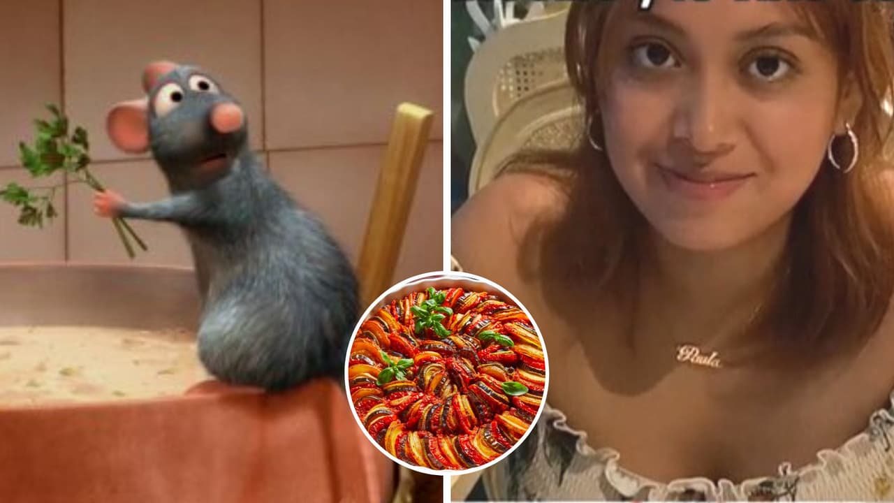 Joven latina viaja a Francia, pide platillo de ratatouille y no es lo que esperaba