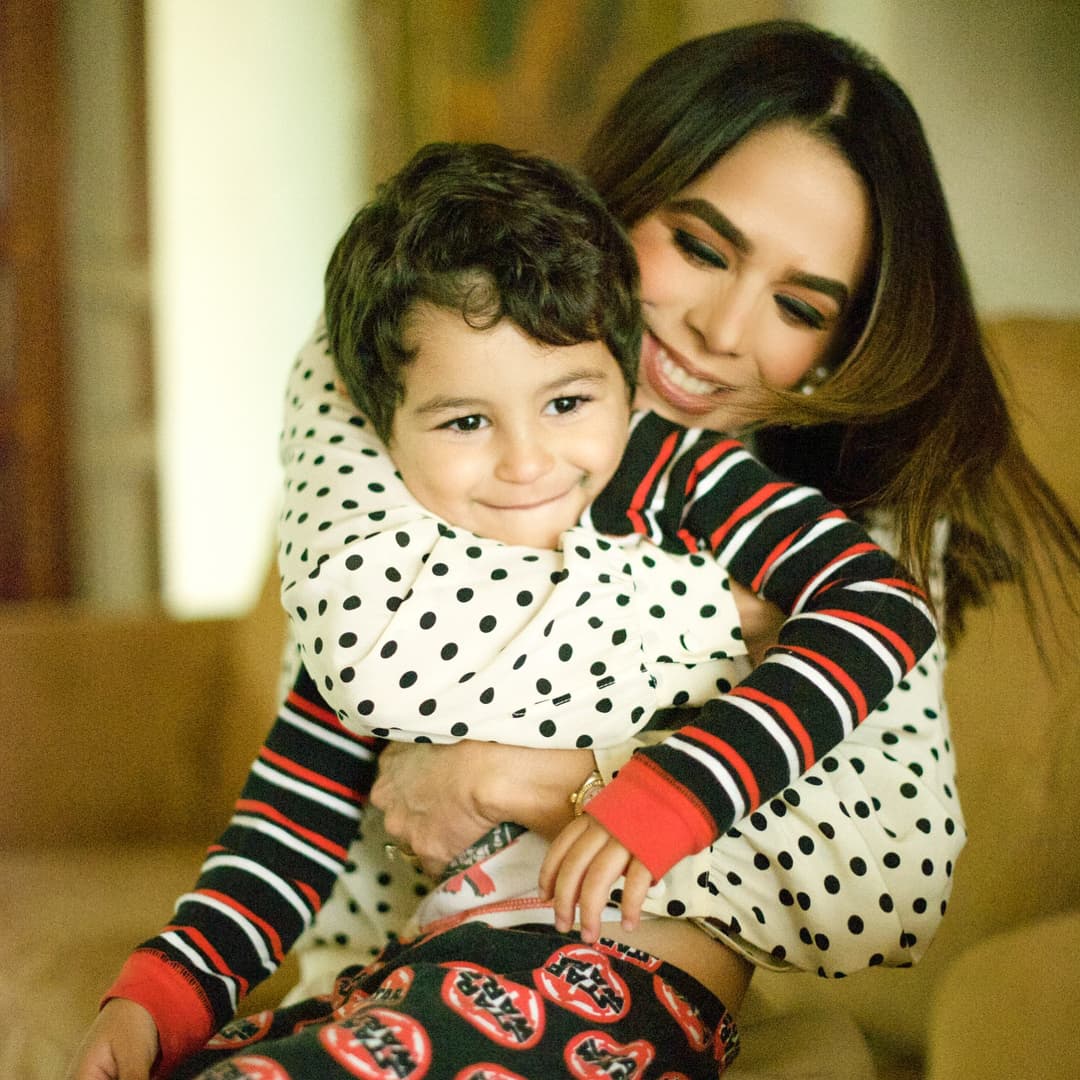 La actriz mostró lo feliz que la hacen sus hijos