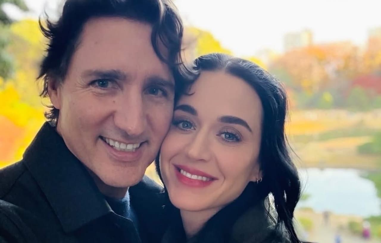 Katy Perry y Justin Trudeau.