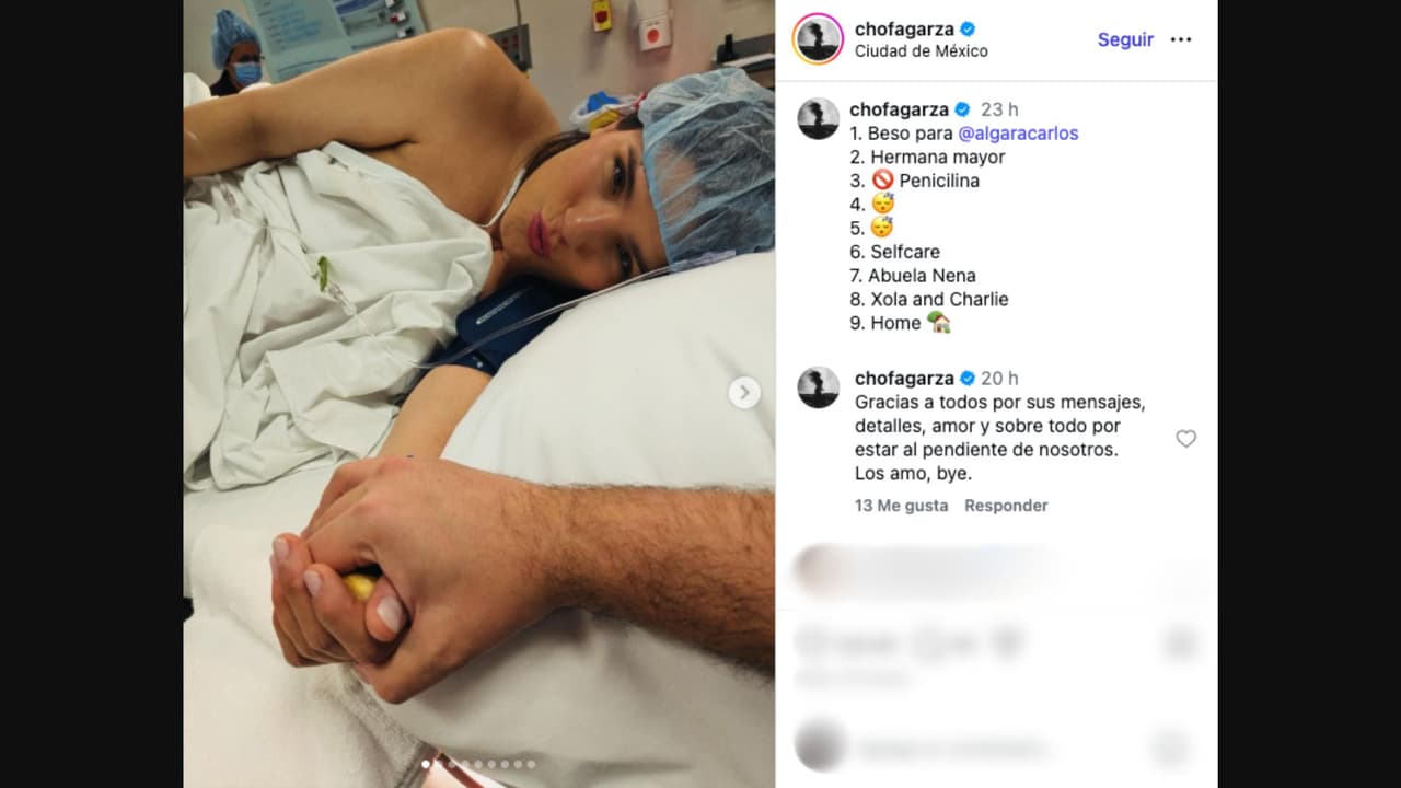 Sofía Garza, actriz de ‘Cita a ciegas’, comparte nuevas fotos de su bebé recién nacido
<br>