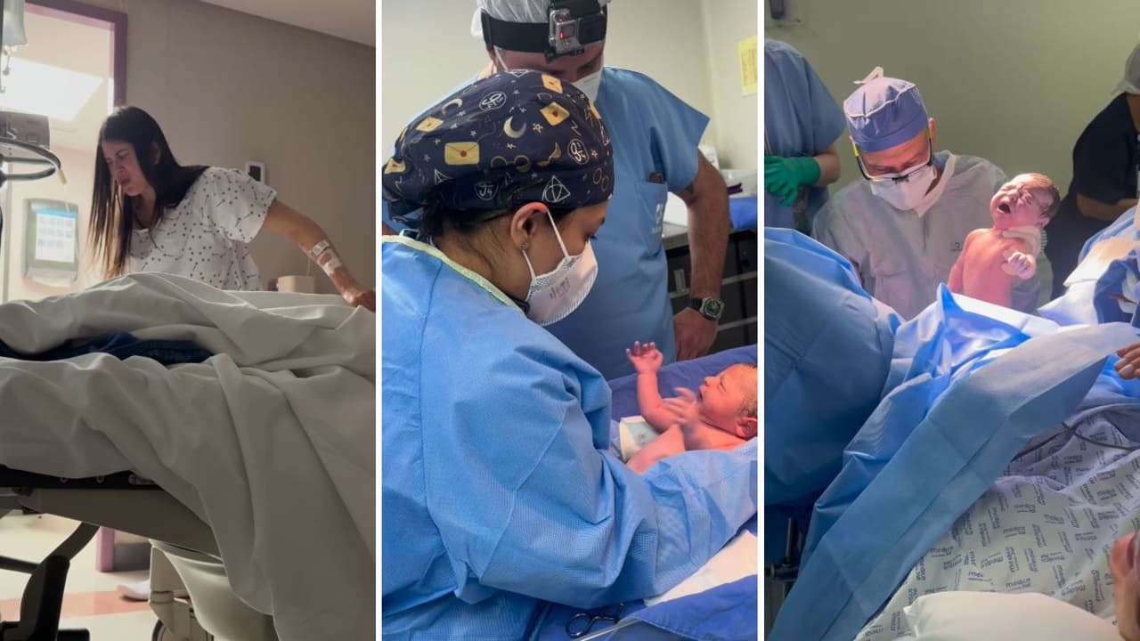 Joely, esposa de Paul Stanley, muestra imágenes inéditas del nacimiento de su hija Victoria.