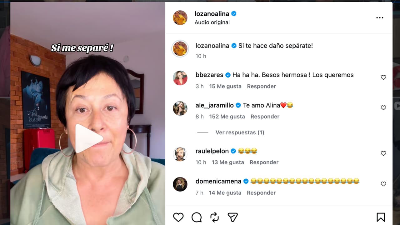 Alina hace anuncio de separación y Brenda Bezares reacciona.