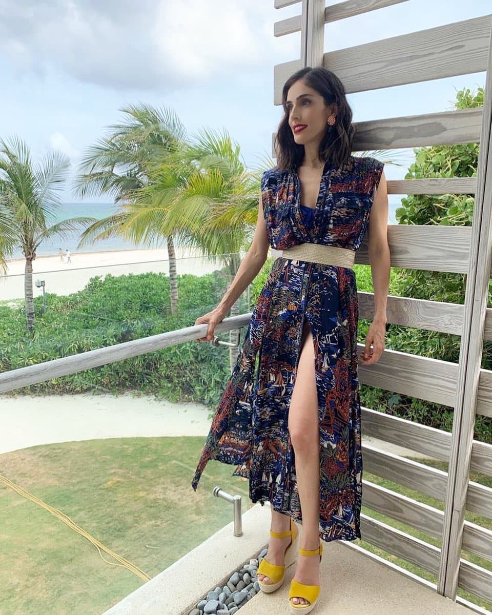 En Playa del Carmen, Sandra grabó escenas en las que el personaje de Paola saca su verdadera personalidad. ¡Ya queremos verla!