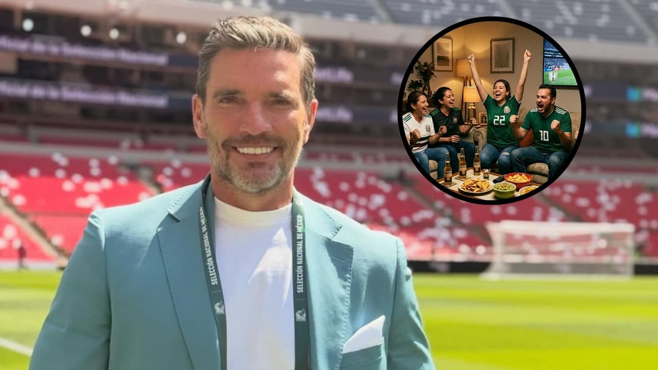 Julián Gil comparte la regla que que deben seguir sus invitados para ver el fútbol en su casa