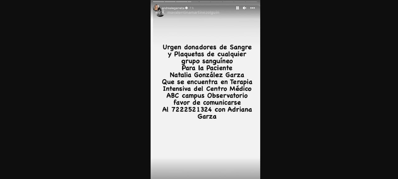 Andrea Legarreta pide ayuda y lanza mensaje