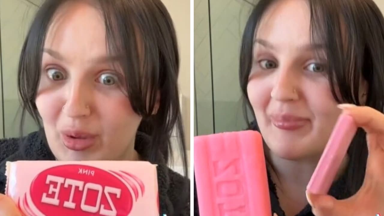 Mujer estadounidense descubre el jabón Zote y la forma en que lo usa enfurece a los mexicanos