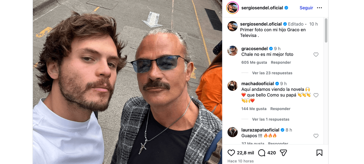 'Pedro' de Doménica Montero es hijo de Sergio Sendel; publica foto con su papá e impactan al lucir idénticos