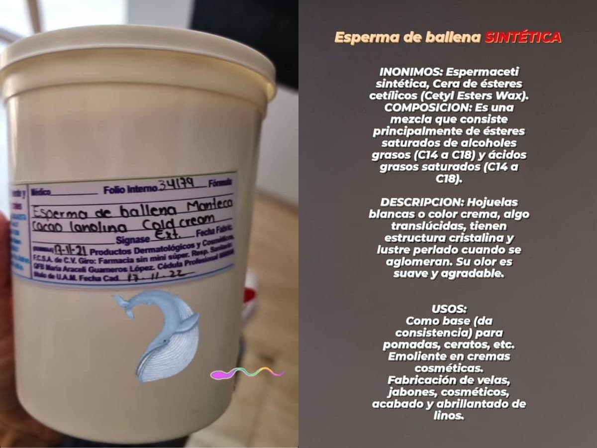 Claudia Álvarez revela que usa crema con esperma de ballena en su embarazo gemelar.