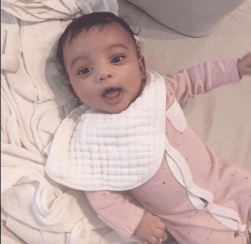 Kim Kardashian compartió una foto de su hija Chicago