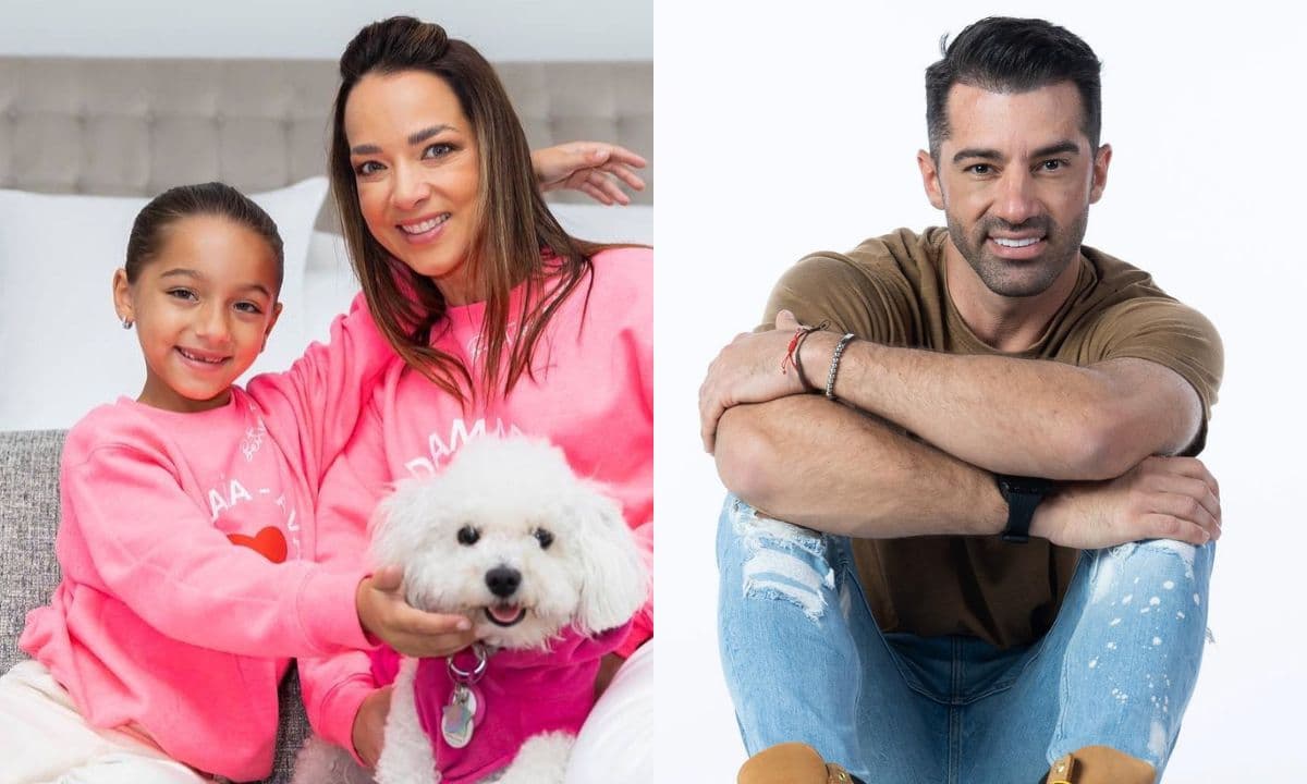 La pequeña celebró a la distancia el Día del Padre