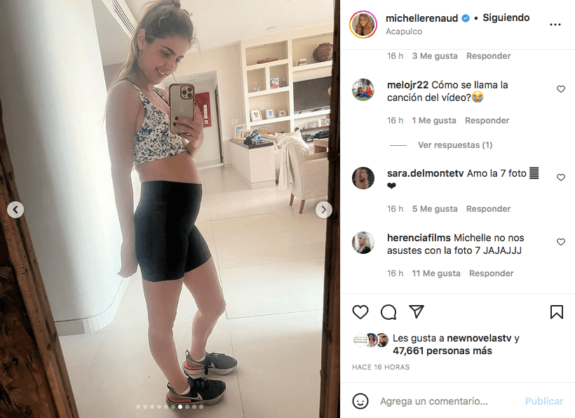 Michelle Renaud levanta rumores de embarazo por esta foto