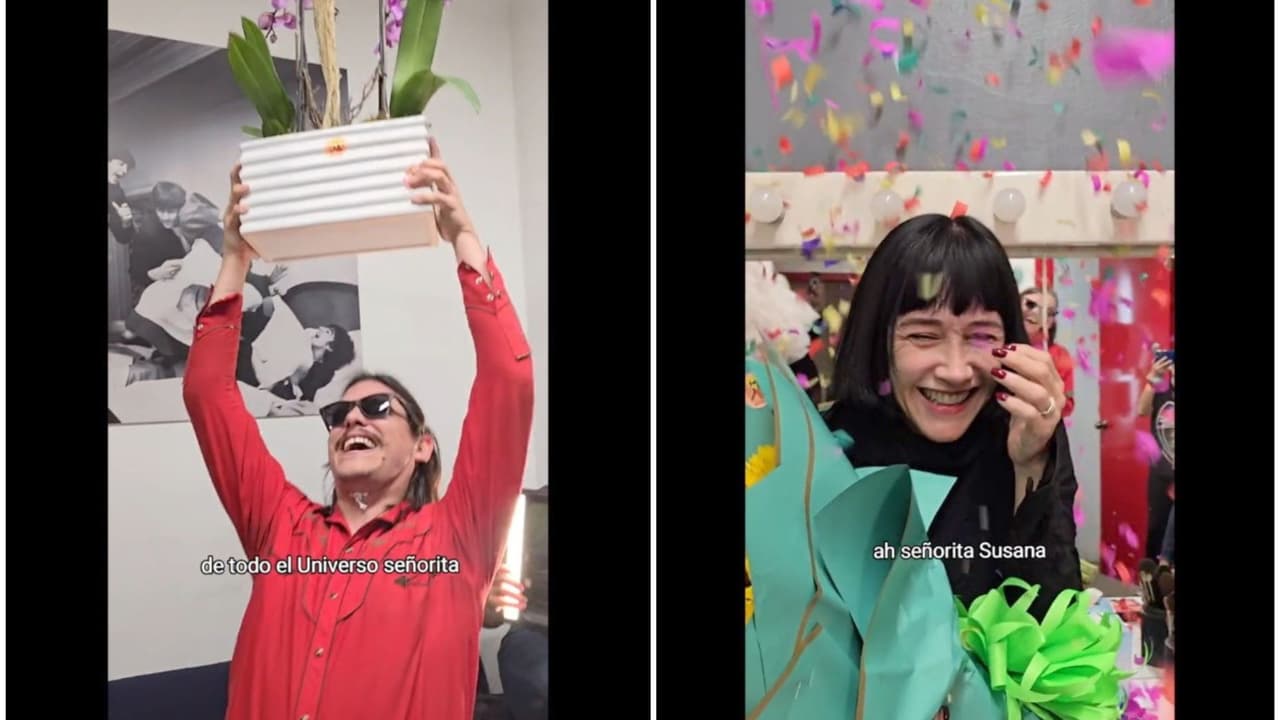 Susana Zabaleta recibe flores de 'El patrón' que le mandó Ricardo Pérez