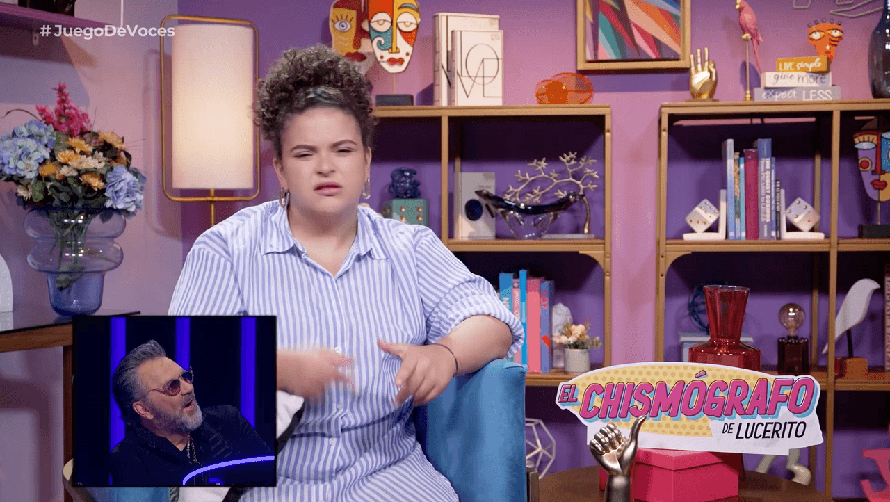 Lucero Mijares en 'Juego de Voces'.