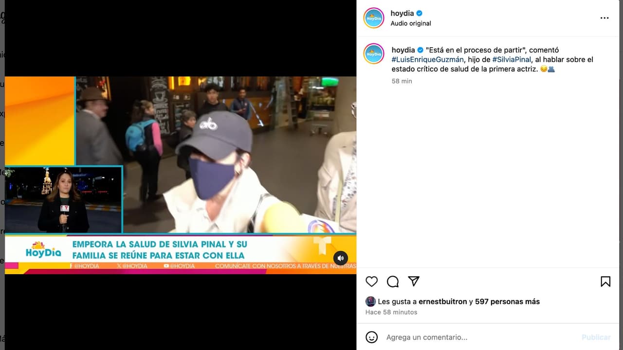 Revelan primeras declaraciones de Luis Enrique Guzmán sobre Silvia Pinal