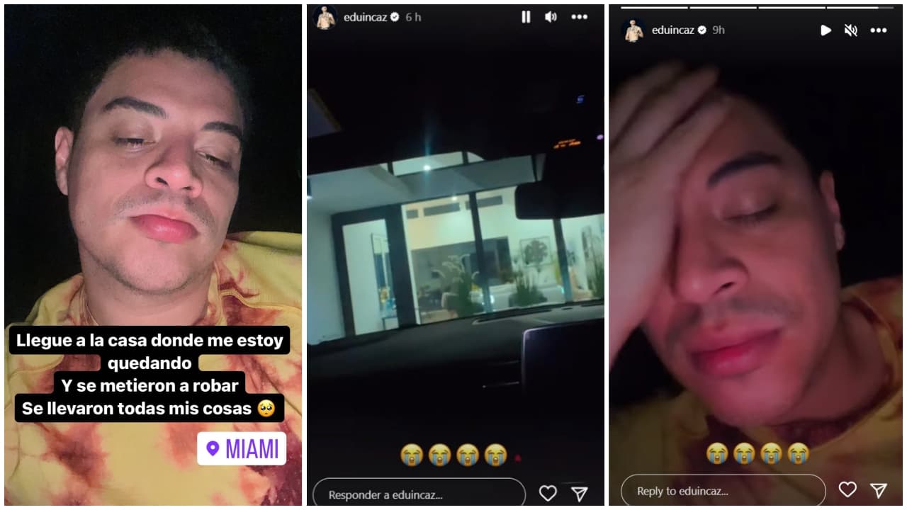 Eduin Caz denuncia robo de joyas en su casa de Miami