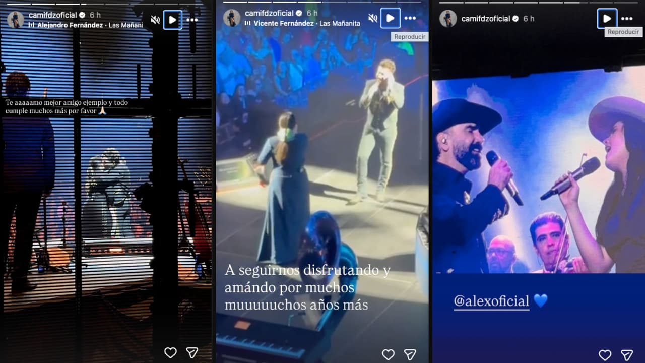 Camila Fernández dedica emotivo mensaje a su padre Alejandro Fernández en su cumpleaños