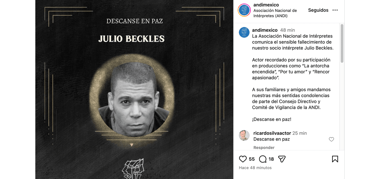 Muere querido actor de telenovelas de Televisa; llorando, dan a conocer su fallecimiento