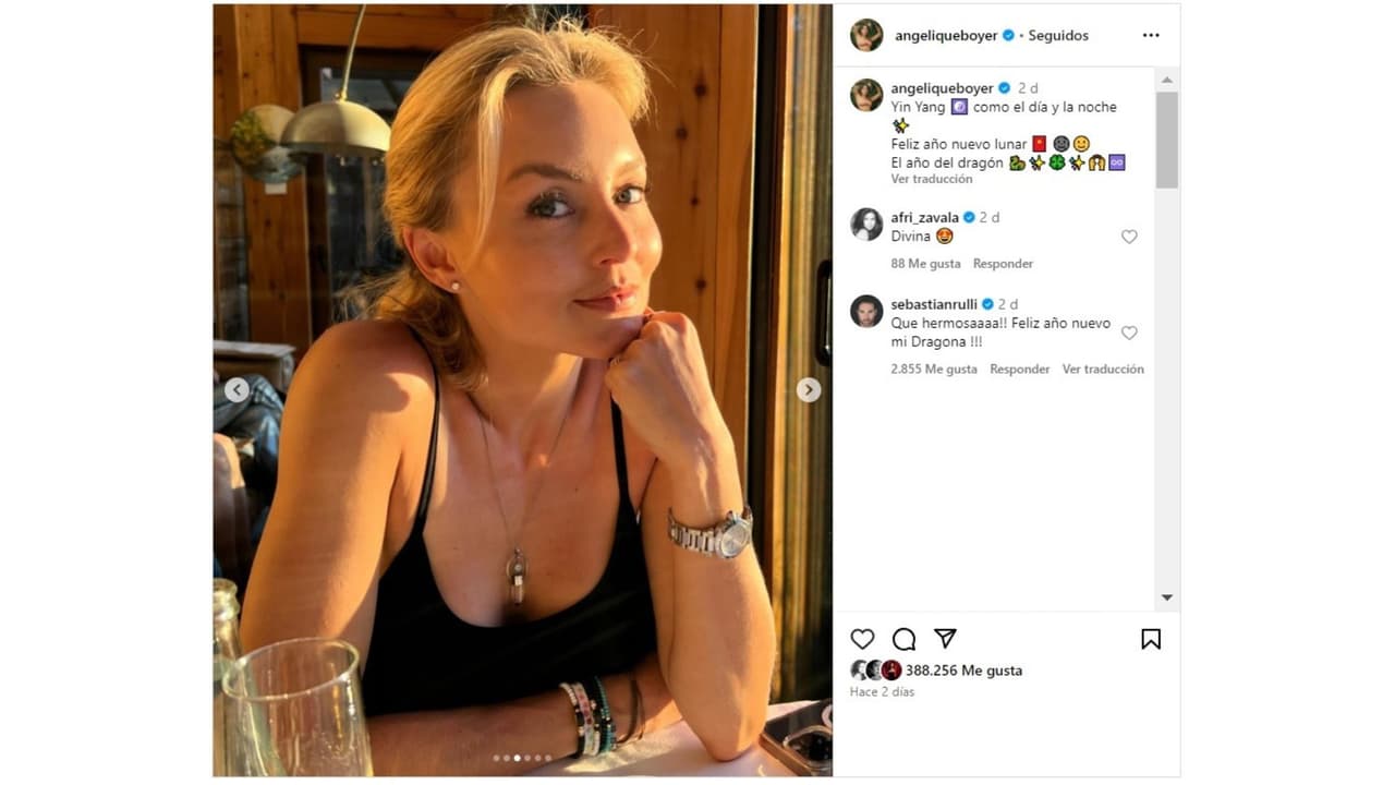 Sebastián Rulli llamó "hermosa" a Angelique Boyer.