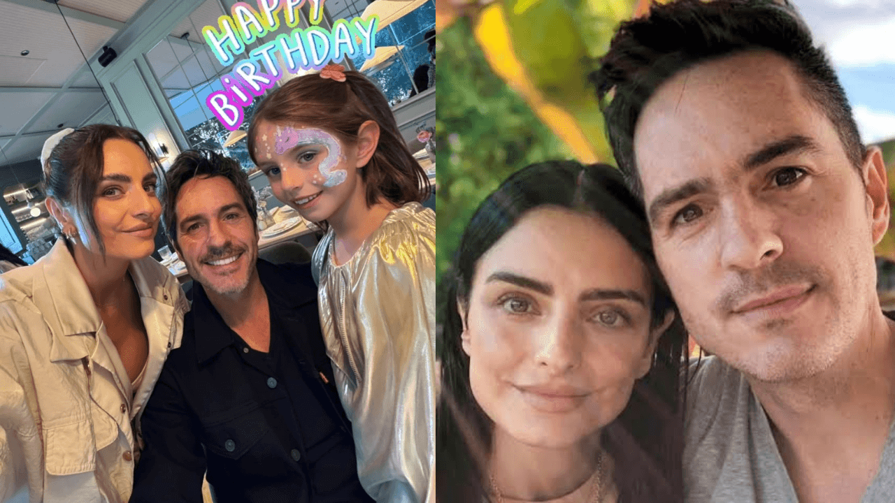 Tras llorar por Aislinn Derbez, Mauricio Ochmann le da tremendo beso y confiesa: "Ya regresamos"