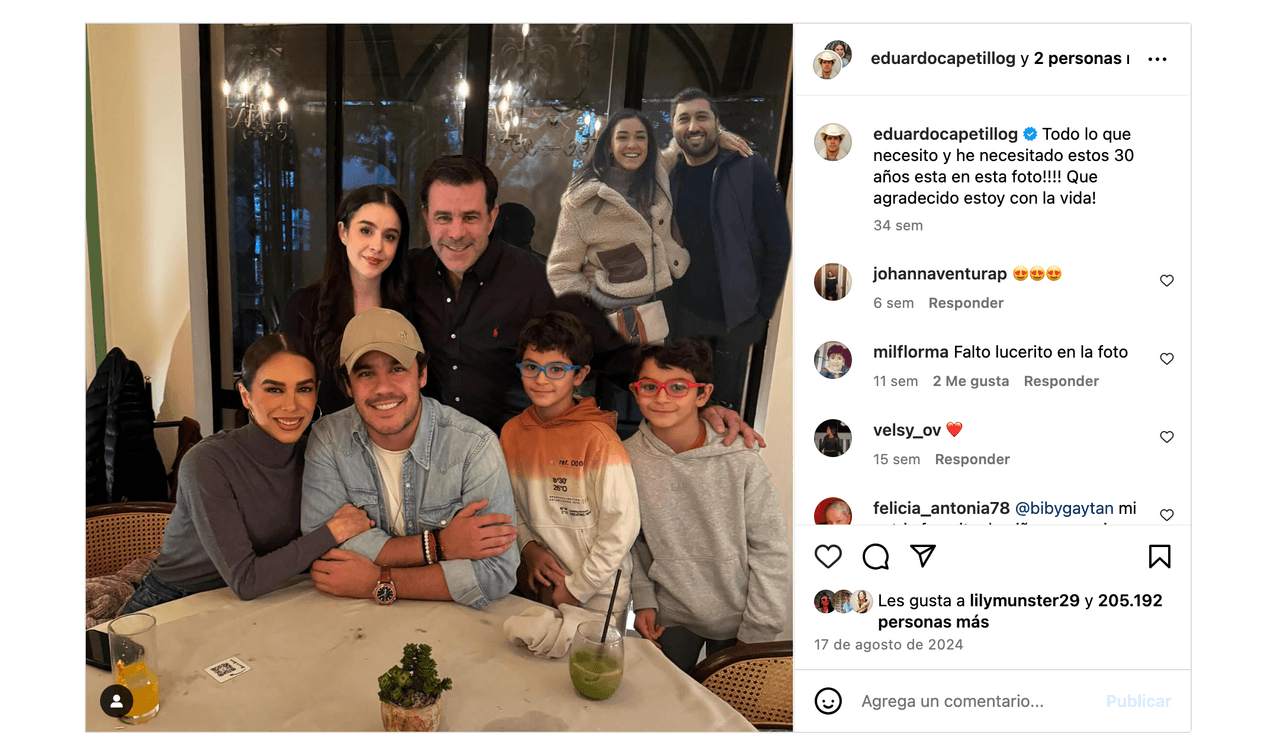 La primera foto de Biby Gaytán en la que aparece su yerno, Nader