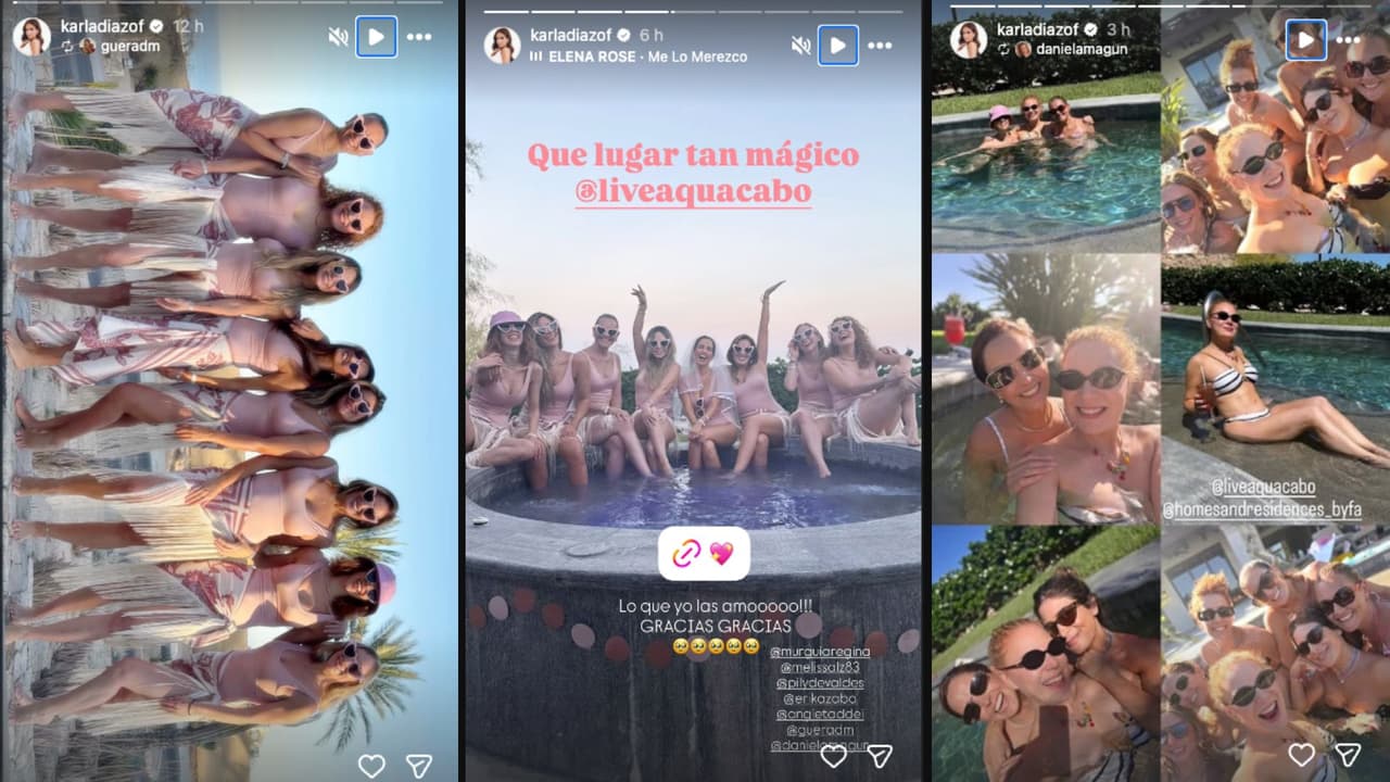 Así fue la despedida de soltera de Karla Díaz previa a su boda religiosa