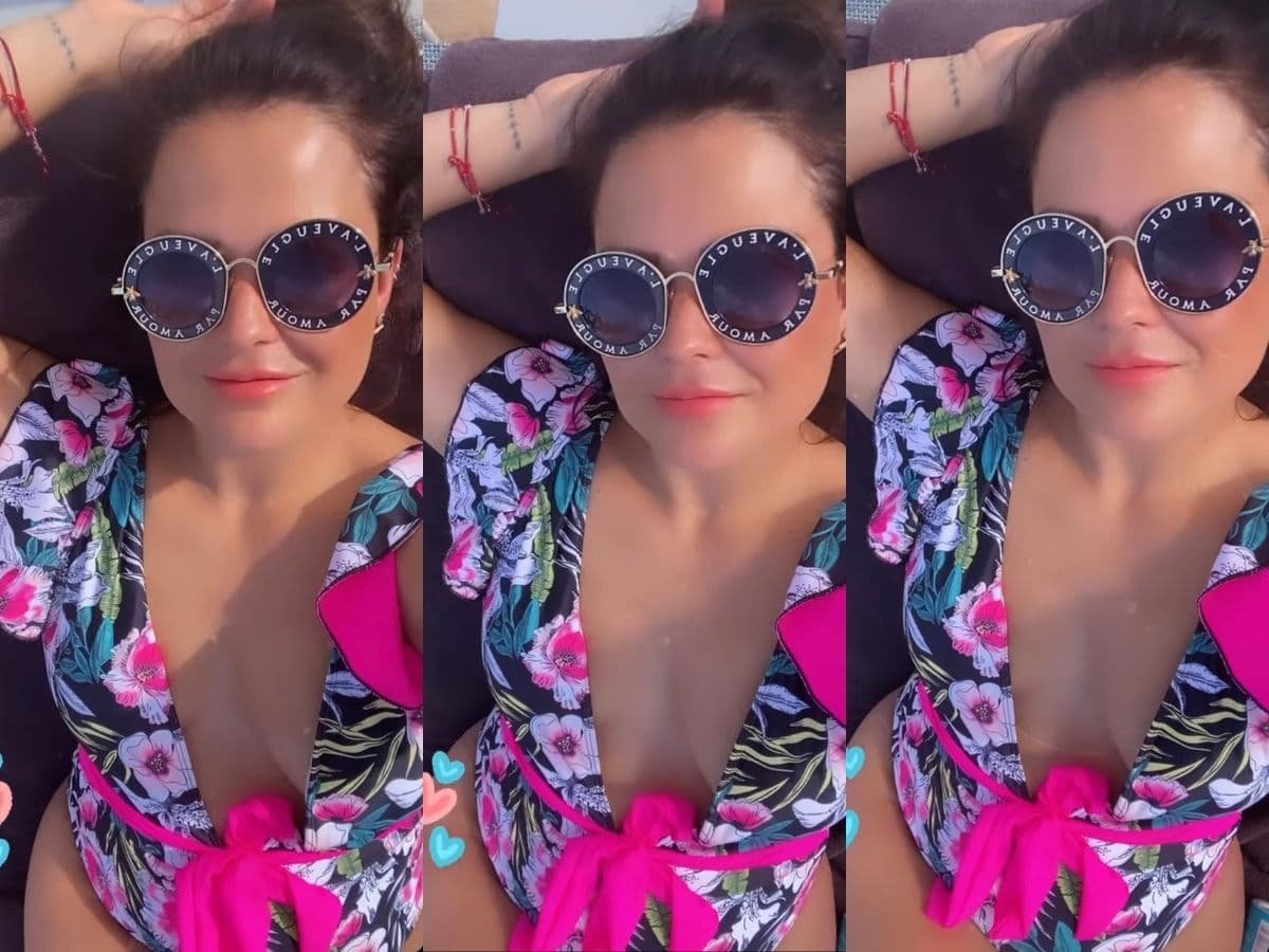 Mariana Echeverría deslumbra al posar en arriesgado traje de baño; le llueven piropos.