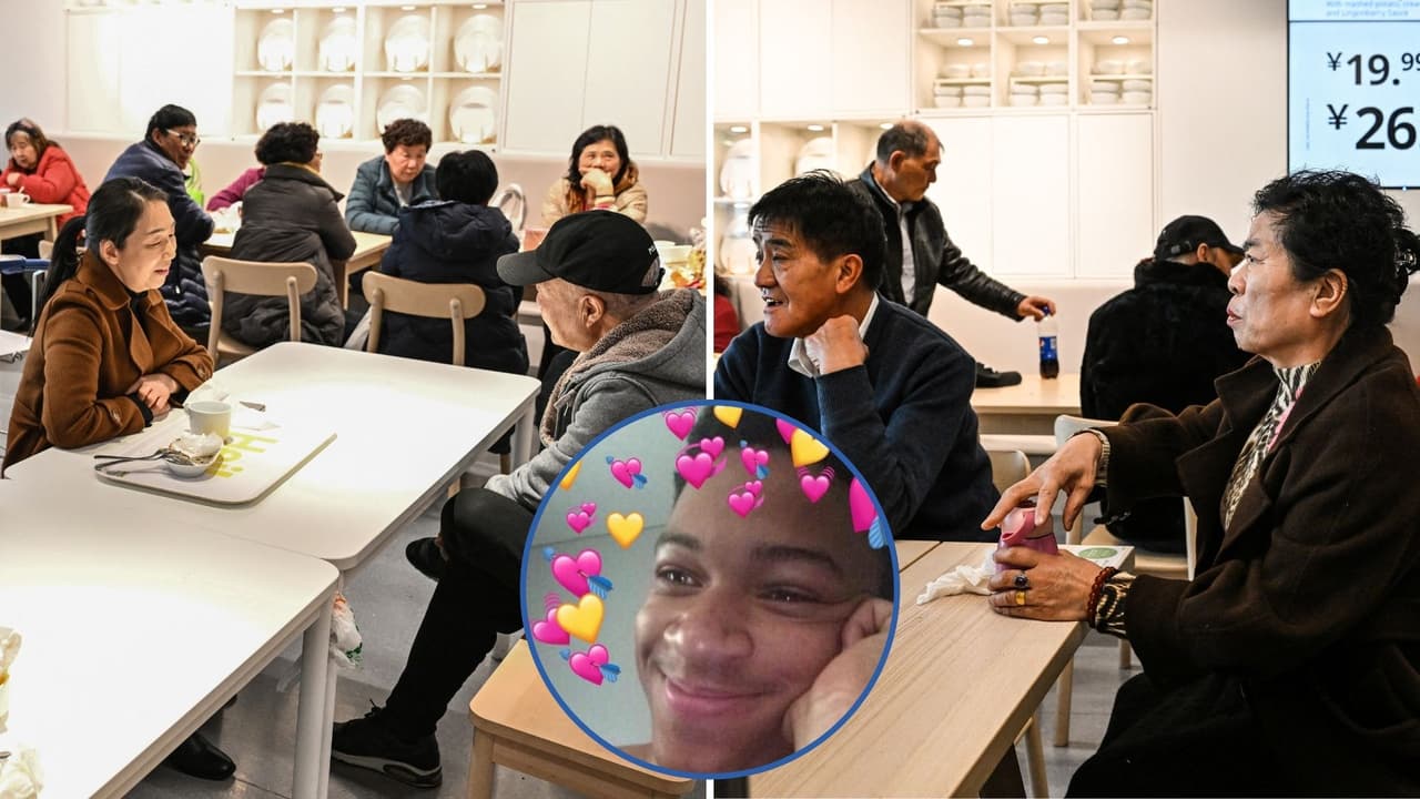 Adultos mayores en China se reúnen en centro comercial para buscar pareja: la extraña tradición que se hizo viral