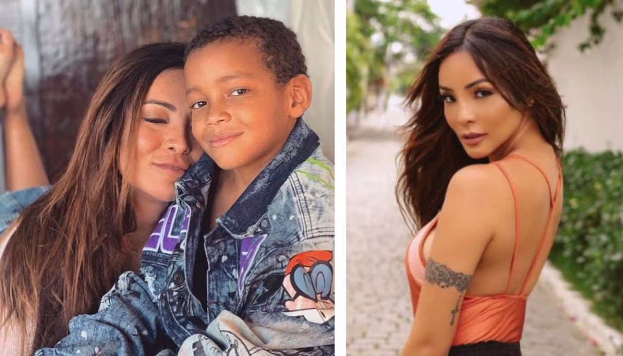 La historia de la actriz brasileña Carol Nakamura y su hijo Wallace: lo ...