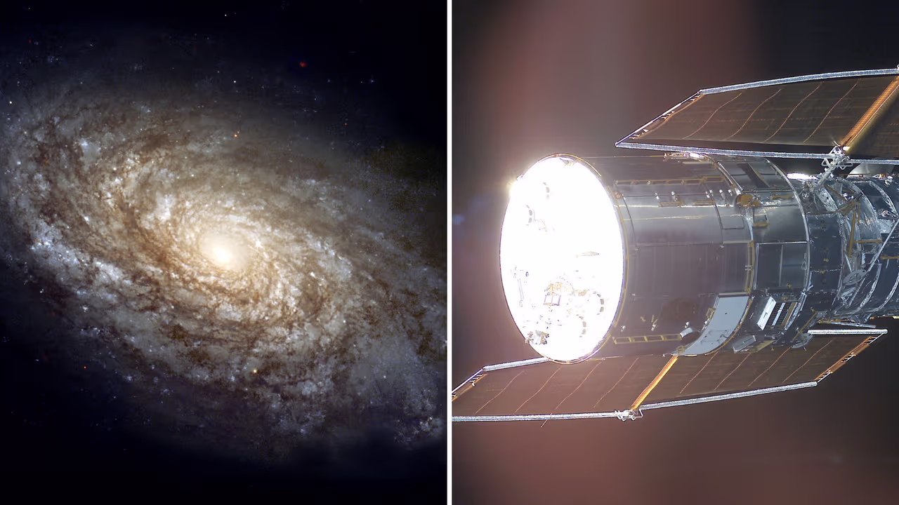 El telescopio espacial Hubble captó la colisión de tres galaxias en ...