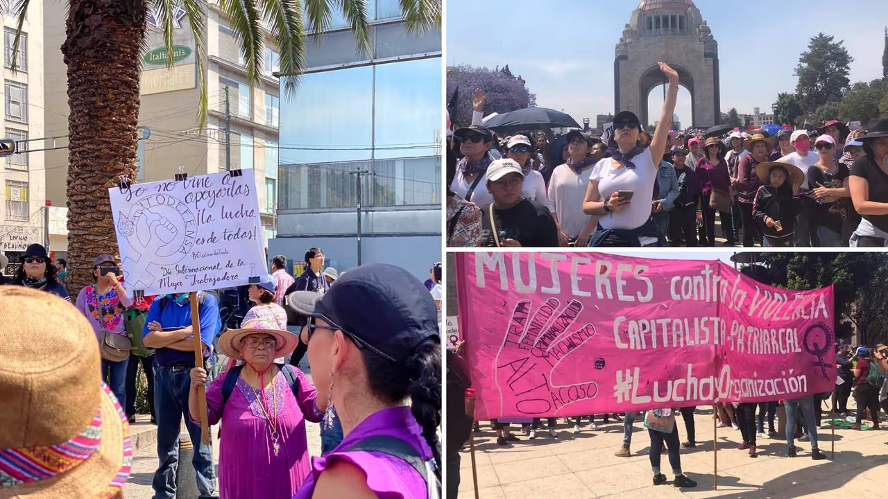 Video: Así se vivió la marcha del Día Internacional de la Mujer en la ...