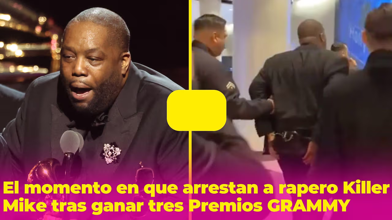 Así fue el momento en que arrestaron al rapero Killer Mike después de ...