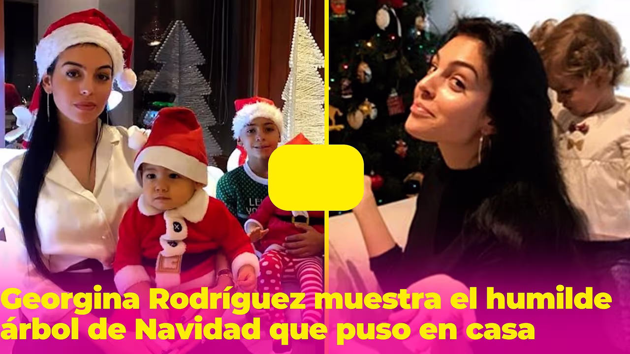 Georgina Rodríguez sorprende con su humilde árbol de Navidad: contrasta ...
