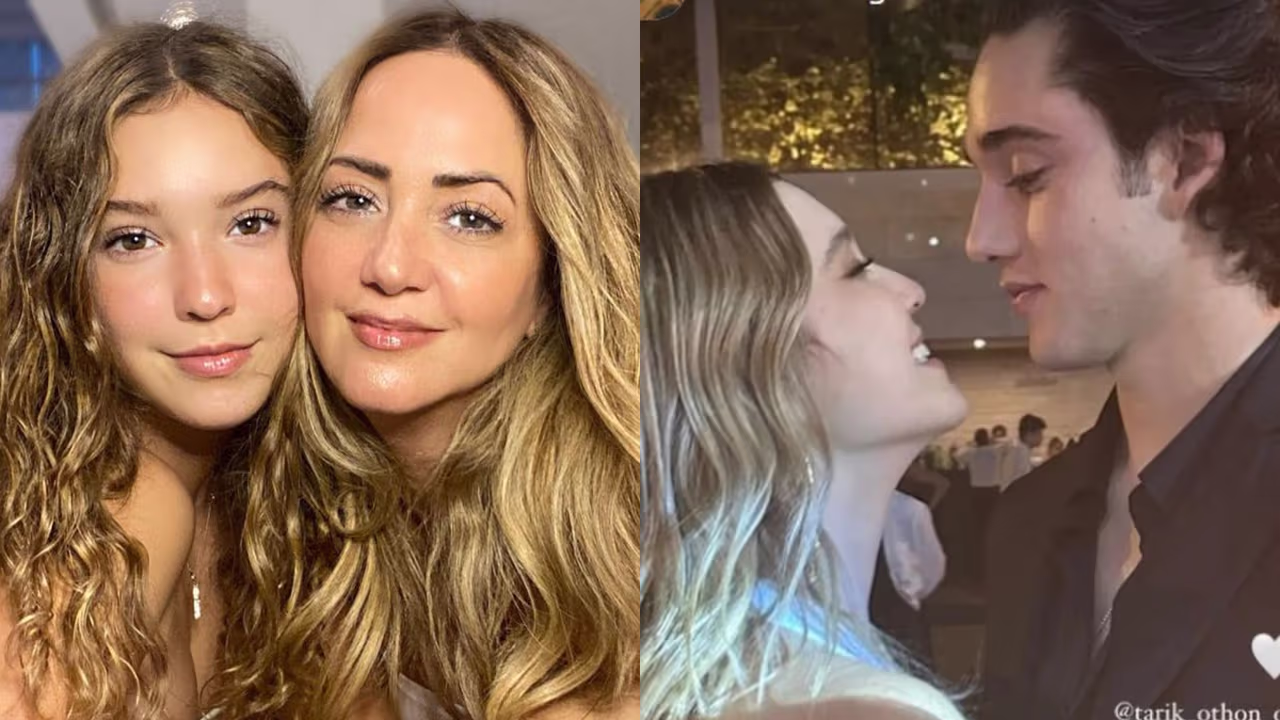Mía Rubín aparece muy romántica con su novio y Andrea Legarreta ...