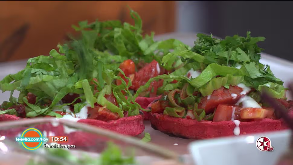 Cocinando estrellas Sopes rojos Marlin Receta Vanessa Huppenkothen ...