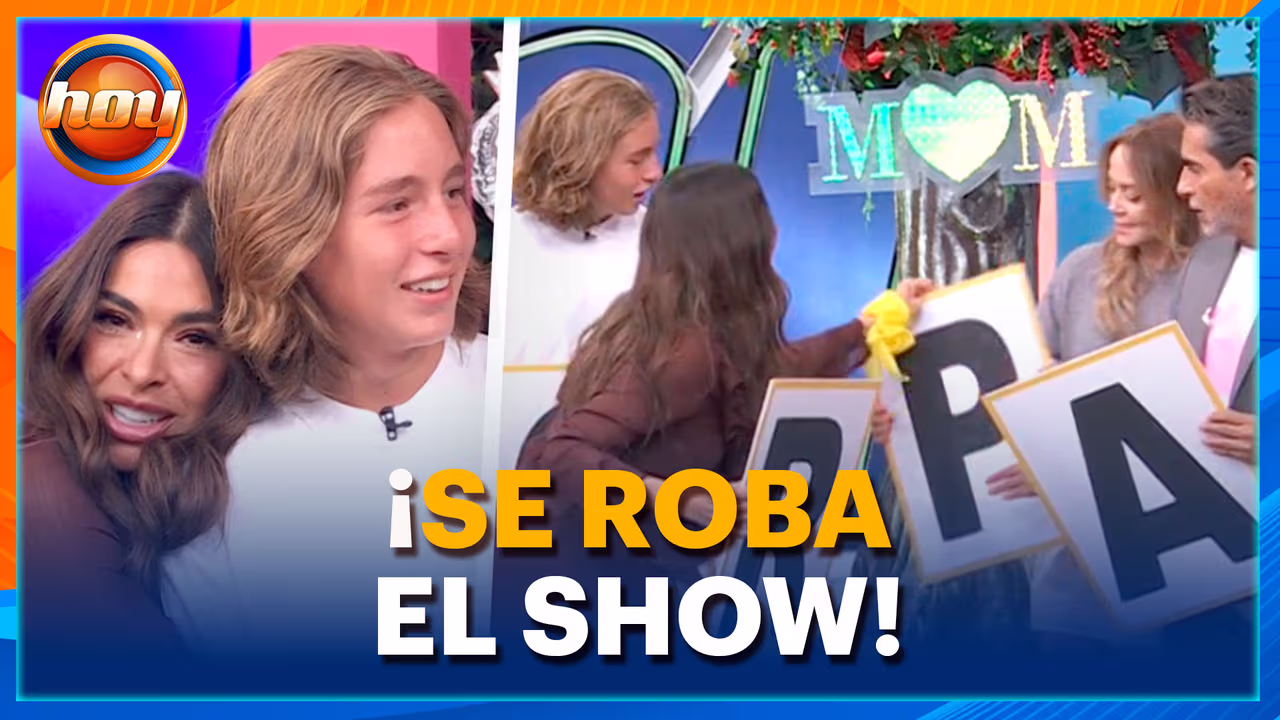 Mateo, hijo de Galilea Montijo, roba cámara y juega con los conductores ...