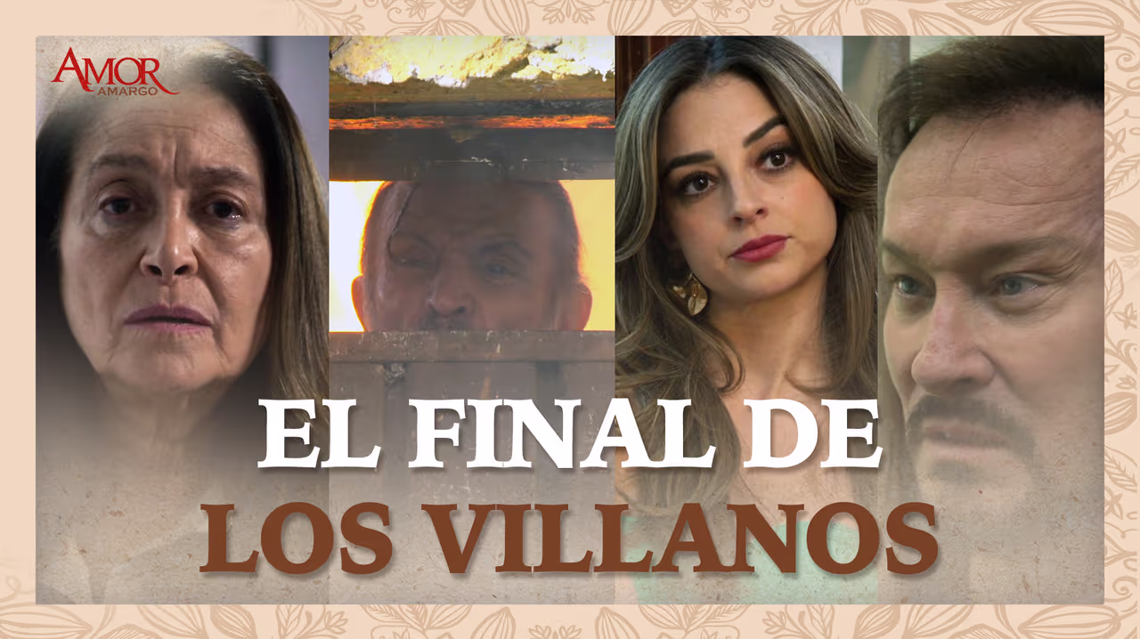 El final de los villanos | Amor Amargo | Exclusivo | Novelas Amor ...