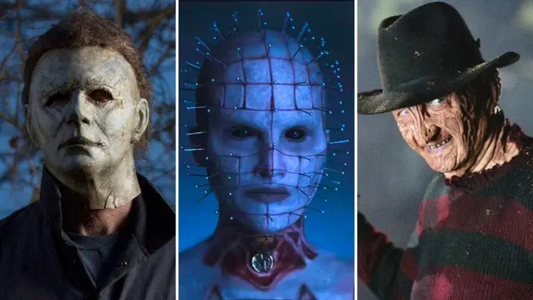 Collage De Personajes De Películas De Terror Cine De Terror: